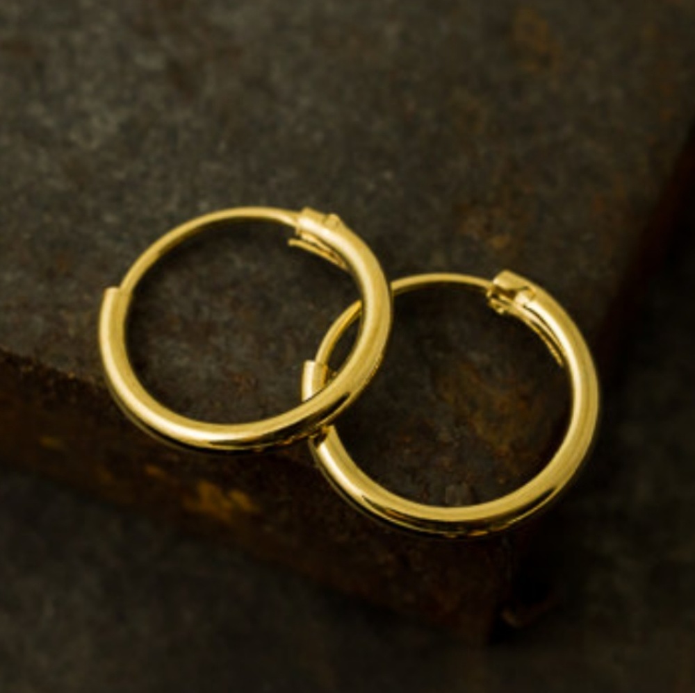 14k Gold filled huggie hoops - sleeper hoops